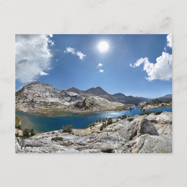 Evolution Lake Panorama - John Muir Trail Postcard (Front)
