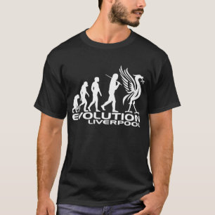 EVOLUTION LIVERPOOL mens wear Liver Bird novel Bir T-Shirt