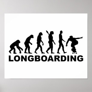 Evolution Longboarding Poster