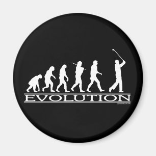 Evolution - Man - Golf Magnet