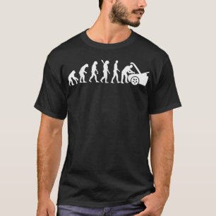 Evolution Mechanic Funny Automotive Technician T-Shirt