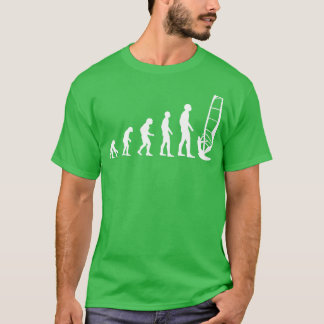 Evolution Mens Windsurfing Funny Gift Idea Long Sl T-Shirt