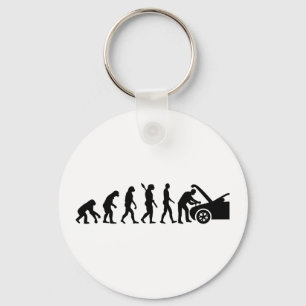 Evolution motor mechanic key ring