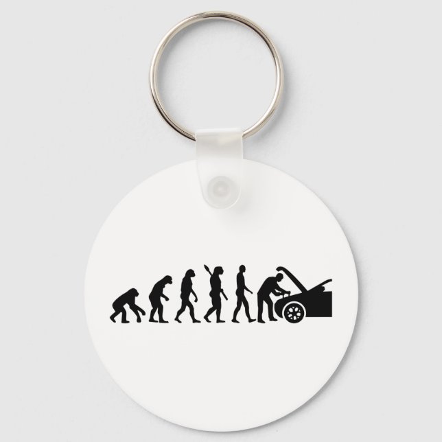 Evolution motor mechanic key ring (Front)