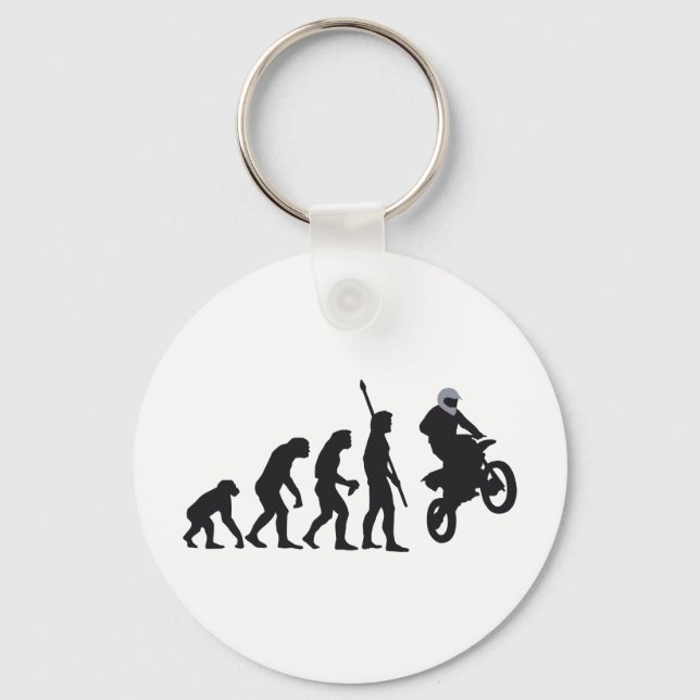 evolution motorbike key ring (Front)