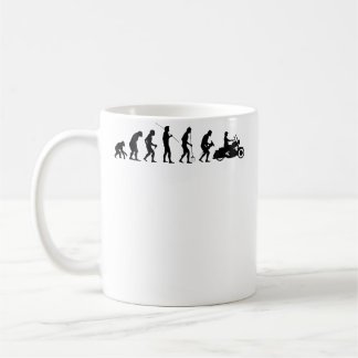 Evolution Motorcycle Rider Motorcyclist Motorbike Coffee Mug