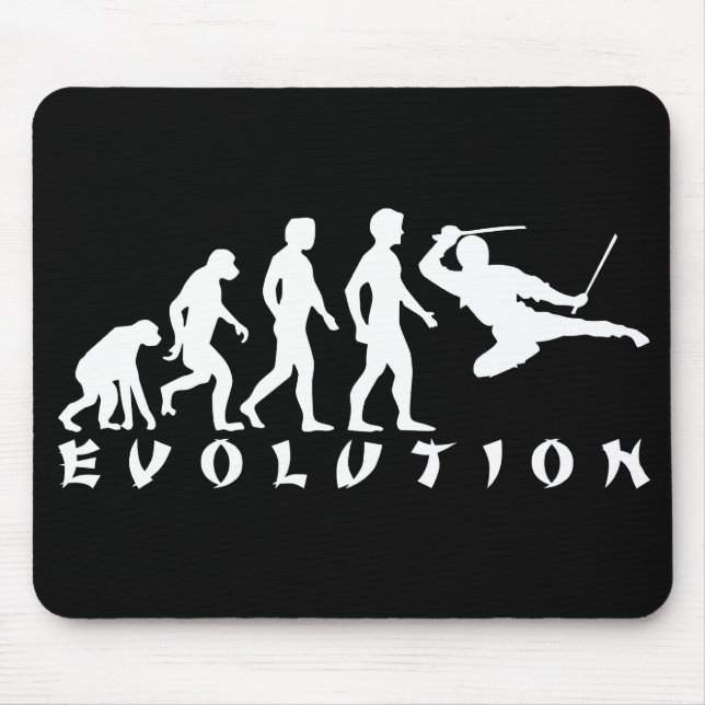 evolution Ninja Black Mouse Pad (Front)
