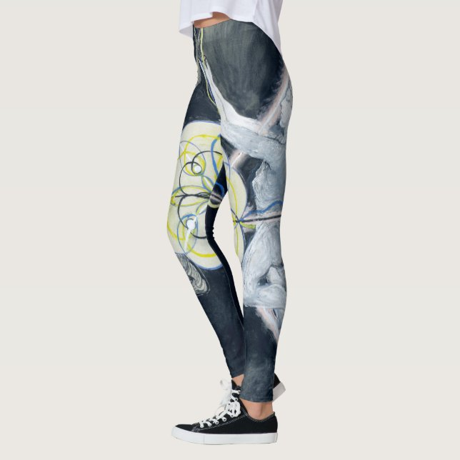 Evolution No.3 by Hilma af Klint Leggings (Left)