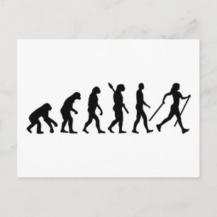 Evolution Nordic Walking Postcard
