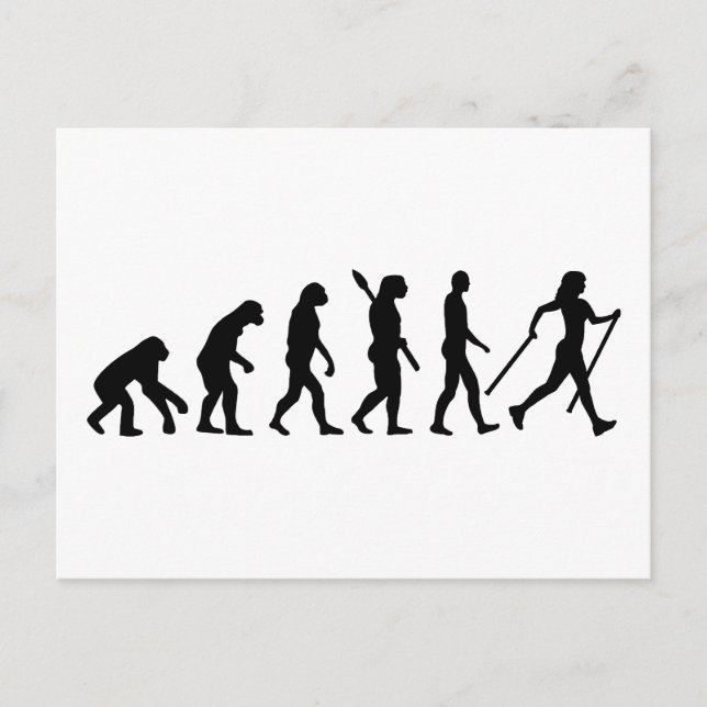 Evolution Nordic Walking Postcard (Front)