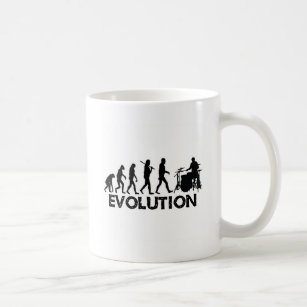 Evolution of a Drummer Coffee Mug