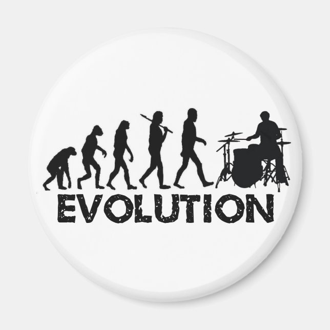 Evolution of a Drummer Magnet (Front)