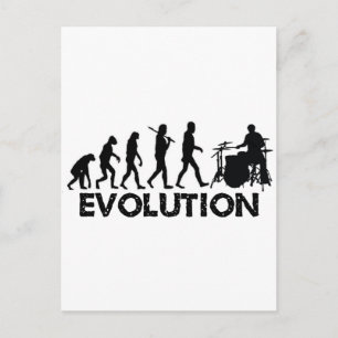Evolution of a Drummer Postcard