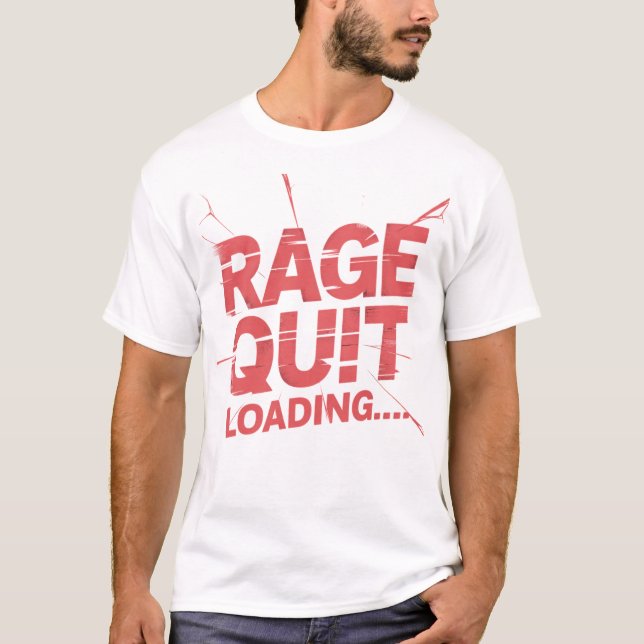 Evolution of a Gamer & Rage Quit - Dual Sided Gami T-Shirt (Front)