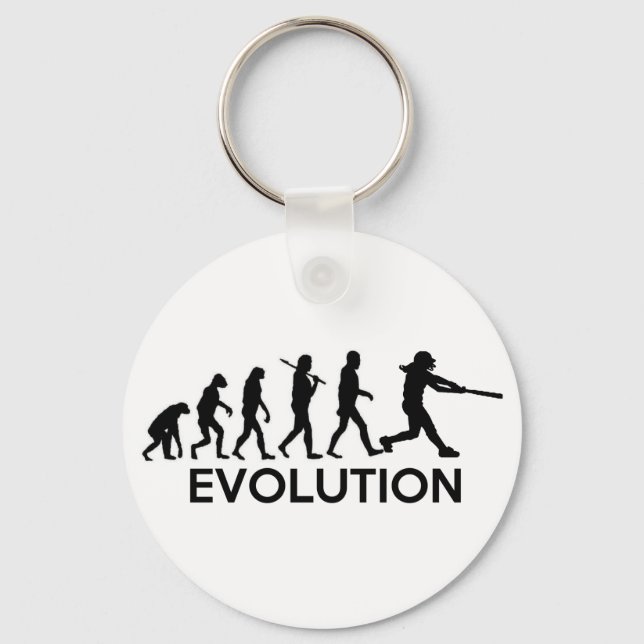 Evolution of a Softball Player Key Ring (Front)