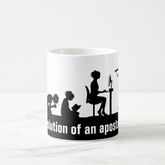 "Evolution of an Apostate" Coffee Mug (Center)