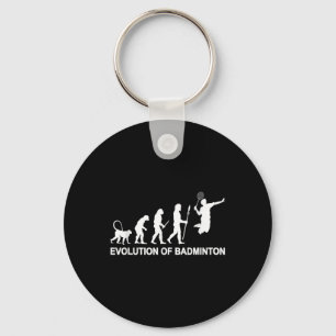 Evolution Of Badminton Key Ring