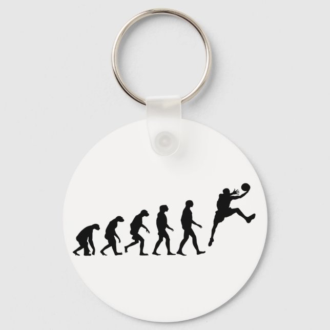 Evolution of Basketball Key Ring (Front)