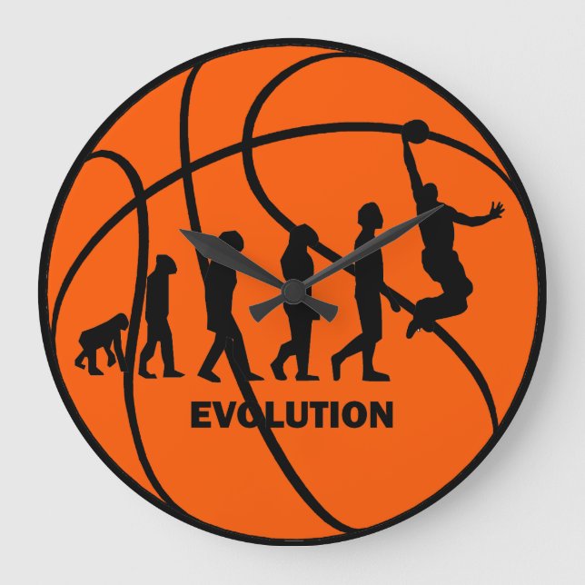 evolution of basketball large clock (Front)