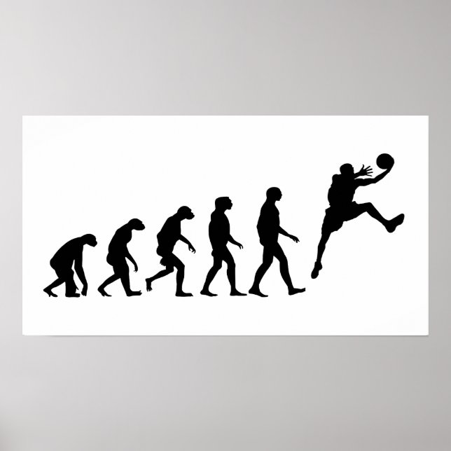 Evolution of Basketball Poster (Front)