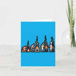 Evolution Of Bbq Grillmaster Design Card