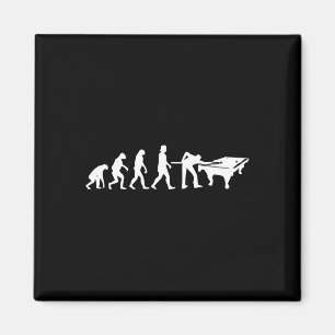 Evolution Of Billiards & Snooker - Funny Pool Magnet