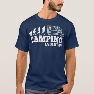 Evolution of Camping I Funny Camper gift T-Shirt