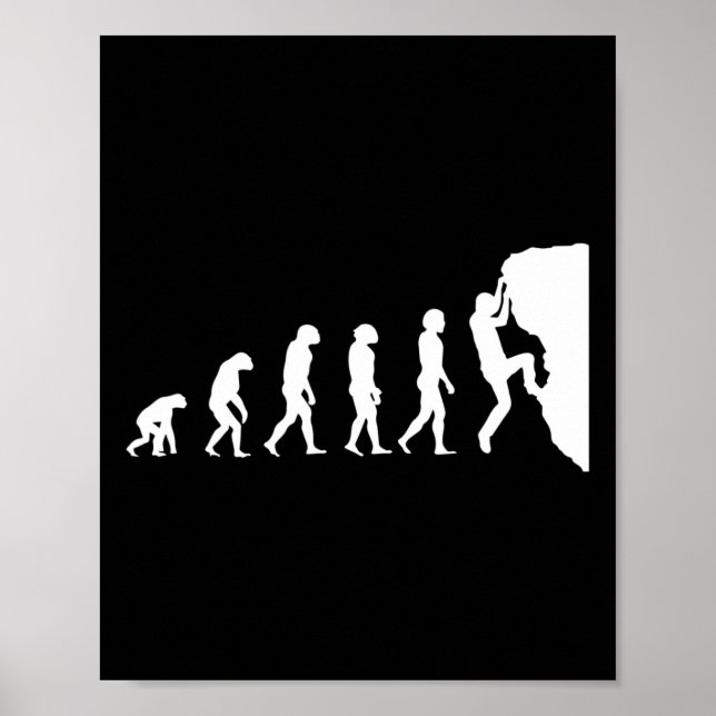 Evolution Of Climbing  Poster (Front)