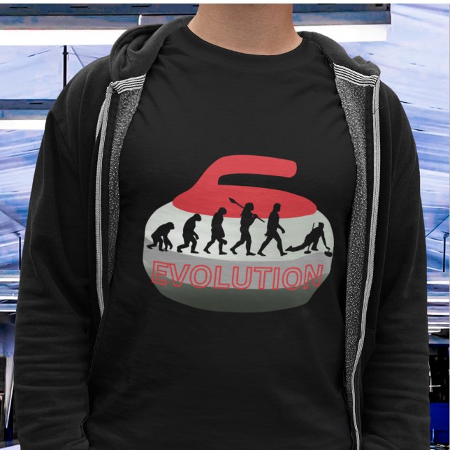 Evolution of Curling Sweatshirt (Evolution of Curling Sweatshirt)