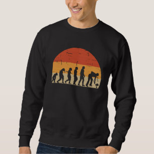 Evolution of Curling Winter Sports be a sportsman Sweatshirt
