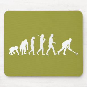 Evolution of Field hockey - Hockey gifts Mouse Pad