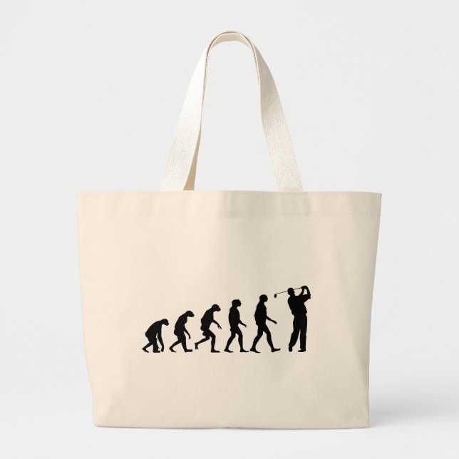 Evolution of Golf Large Tote Bag (Front)