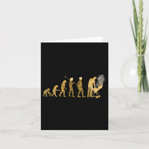 Evolution Of Grill Master Bbq Funny Grilling Famai Card