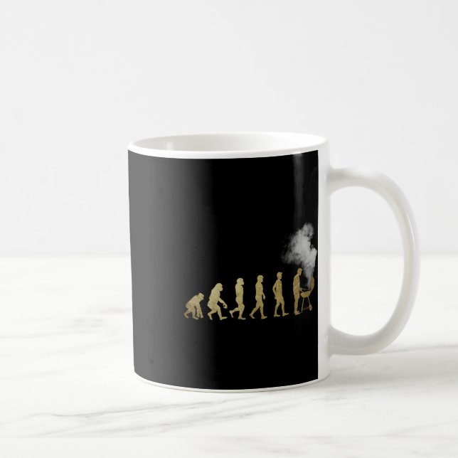 Evolution Of Grill Master - Grilling Gifts - I Do  Coffee Mug (Right)
