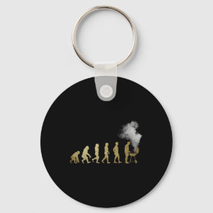 Evolution Of Grill Master - Grilling Gifts - I Do Key Ring