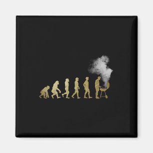 Evolution Of Grill Master - Grilling Gifts - I Do Magnet