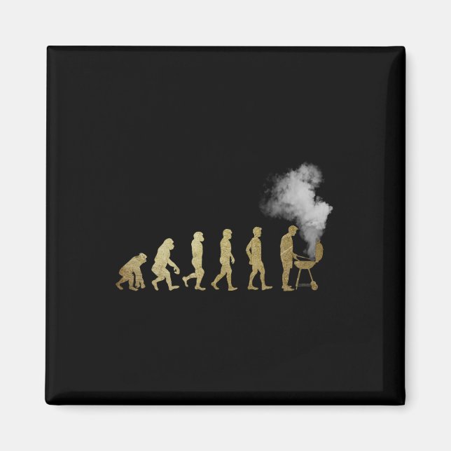 Evolution Of Grill Master - Grilling Gifts - I Do  Magnet (Front)
