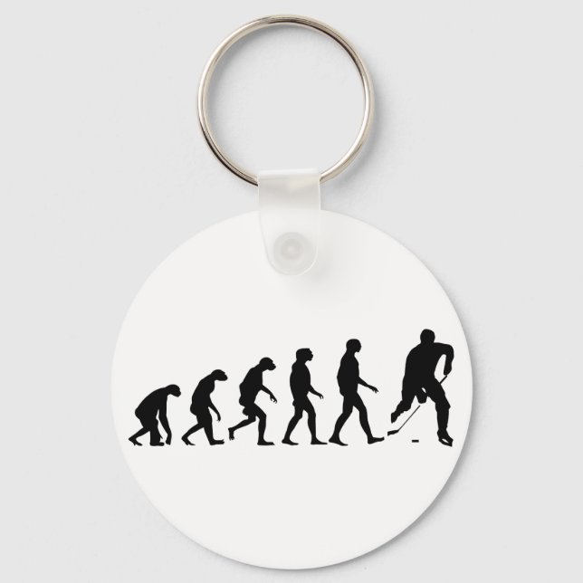 Evolution of Hockey Key Ring (Front)