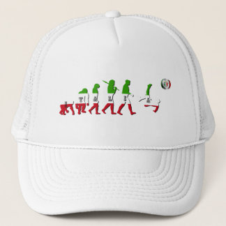 Evolution of Italian Football Italia Calcio gifts Trucker Hat