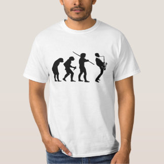 Evolution of jazz t-shirt