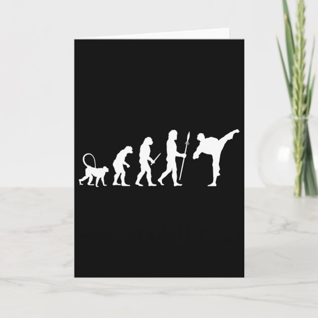 Evolution Of Karate  Card (Front)