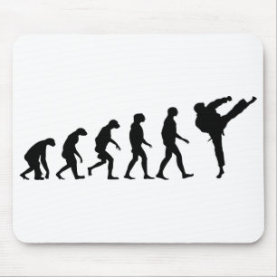 Evolution of Karate Mouse Pad