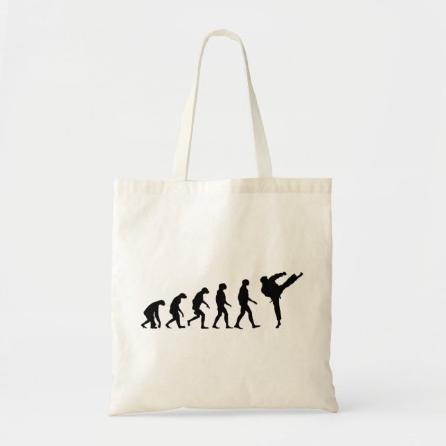 Evolution of Karate Tote Bag (Front)