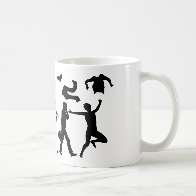 Evolution Of Liberated Man (Naturist Man) Coffee Mug (Right)