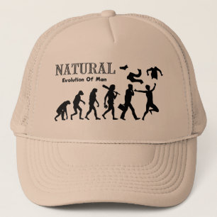 Evolution Of Liberated Man (Naturist Man) Trucker Hat