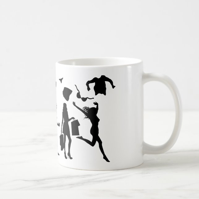 Evolution Of Liberated Woman (Naturist Woman) Coffee Mug (Right)