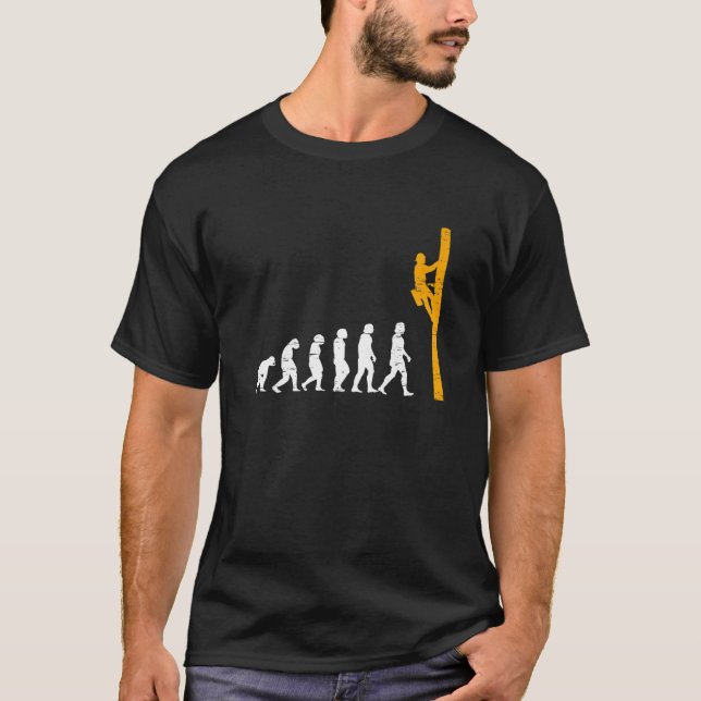 Evolution Of Lineman Electrical Engineer For A Cra T-Shirt (Front)