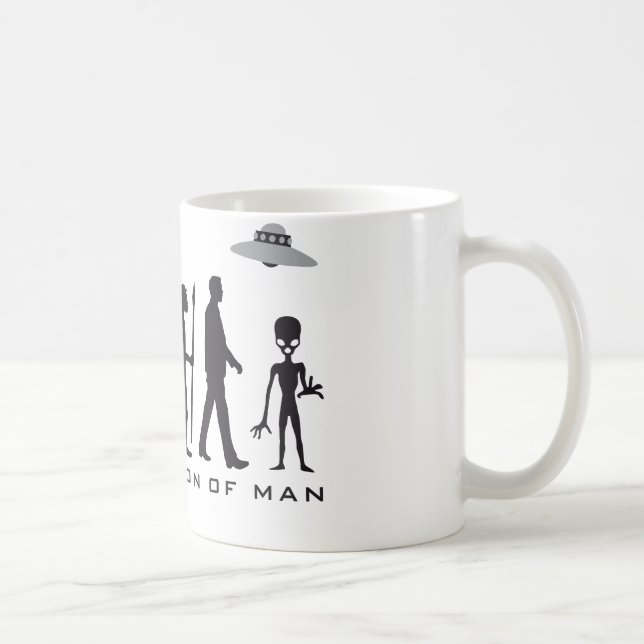 evolution of man coffee mug (Right)