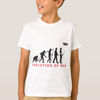 evolution of man controlling T-Shirt