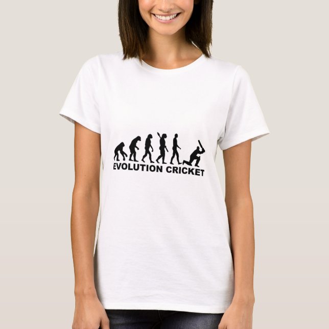 Evolution Of Man Cricket Shirt  (Front)